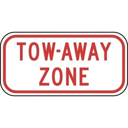 Accuform NO PARKING SIGNS 6 X 12 ENGINEER FRP184RA FRP184RA